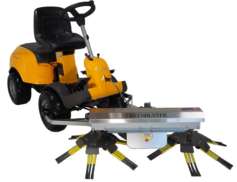 Kwern Greenbuster onkruidborstelmachine Stiga